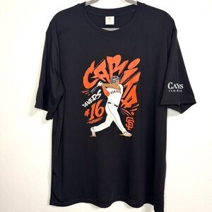 XL San Francisco SF Giants 9/27/25 Rafael Devers T-Shirt Carita #16 XL